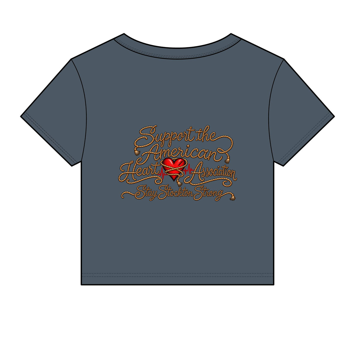 Stockton strong micro rib baby tee