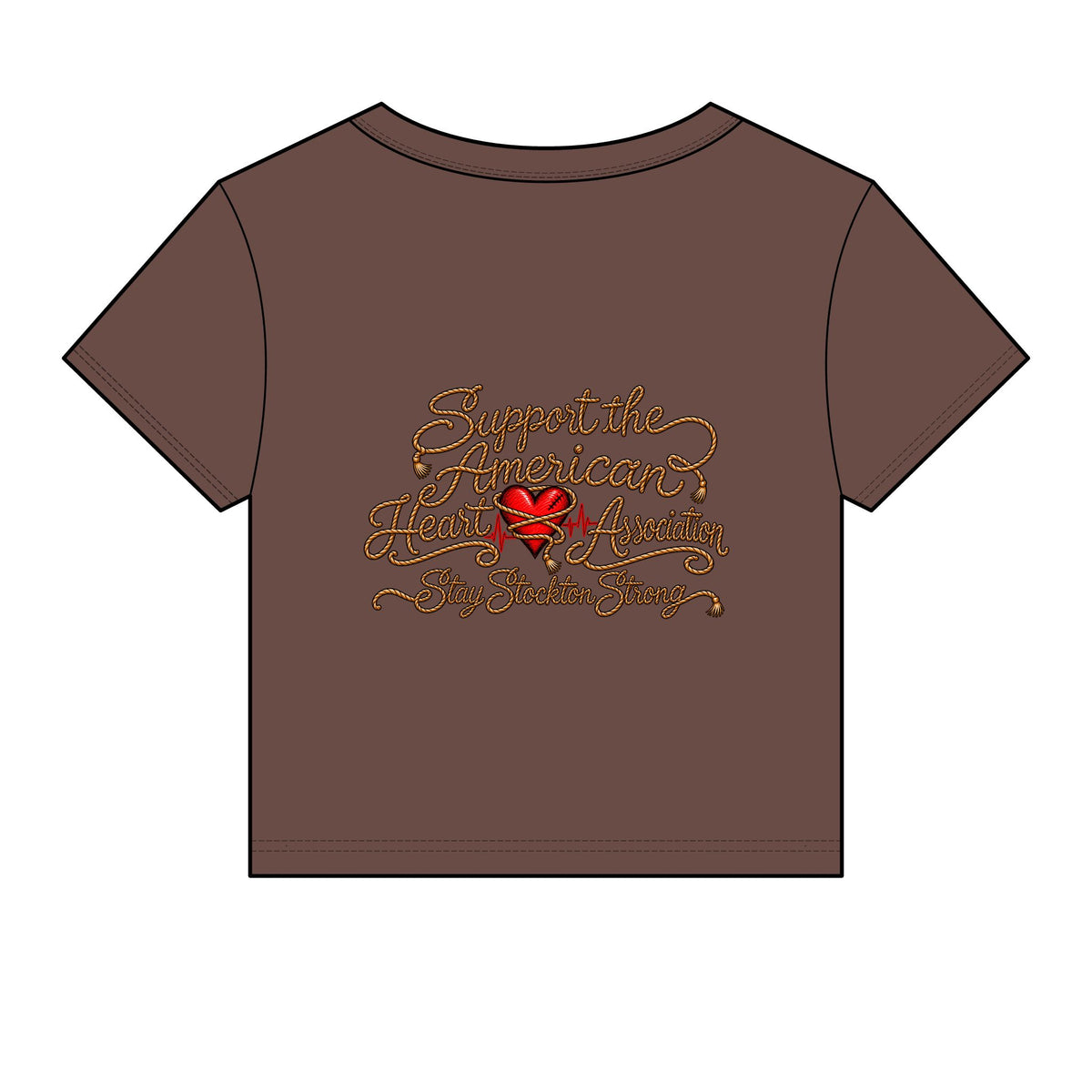 Stockton strong micro rib baby tee