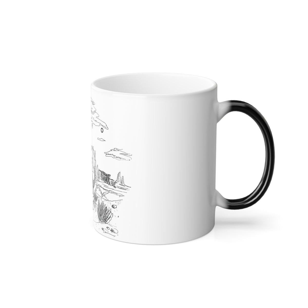 Cigs and coffee Color Morphing Mug, 11oz
