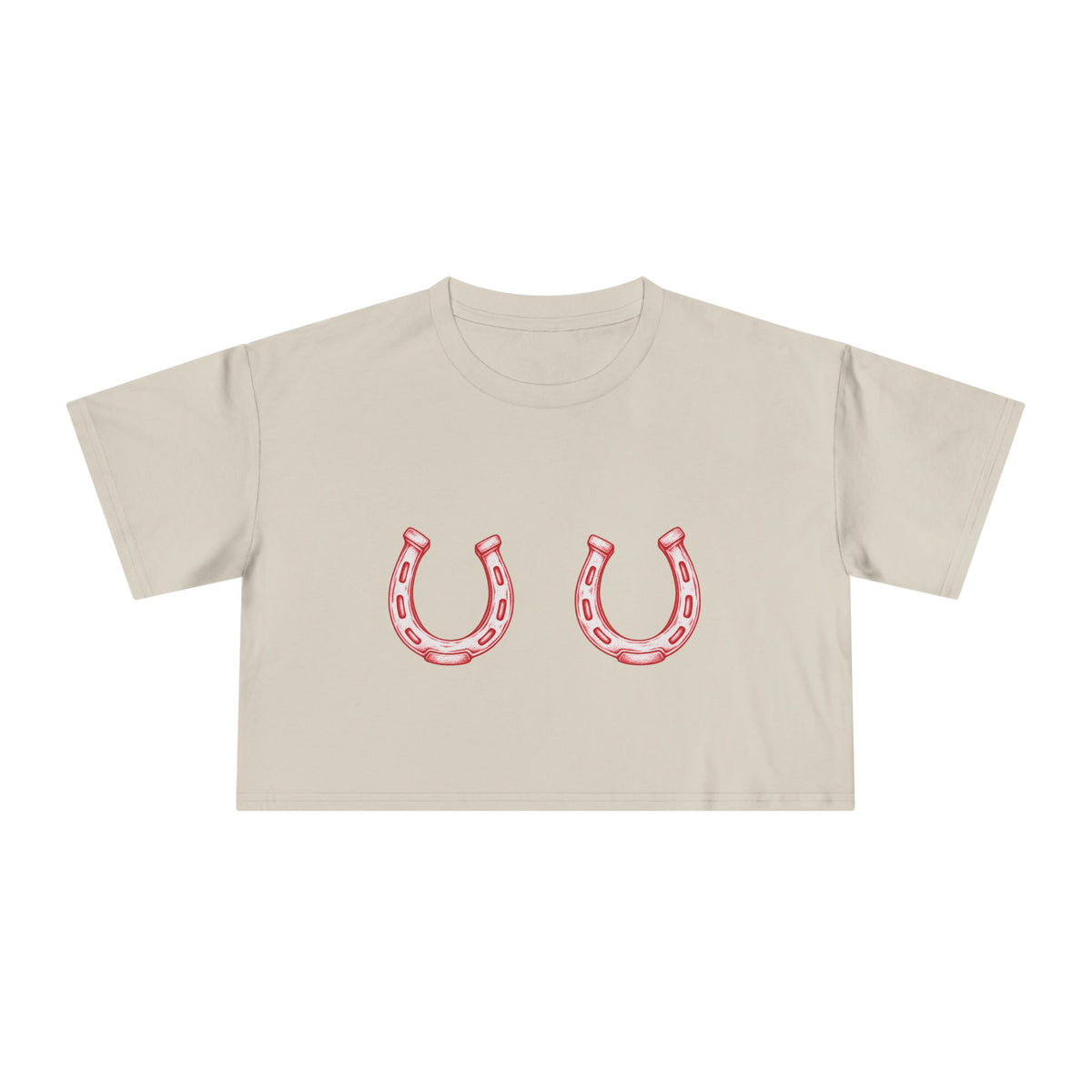 Lucky u cropped tee