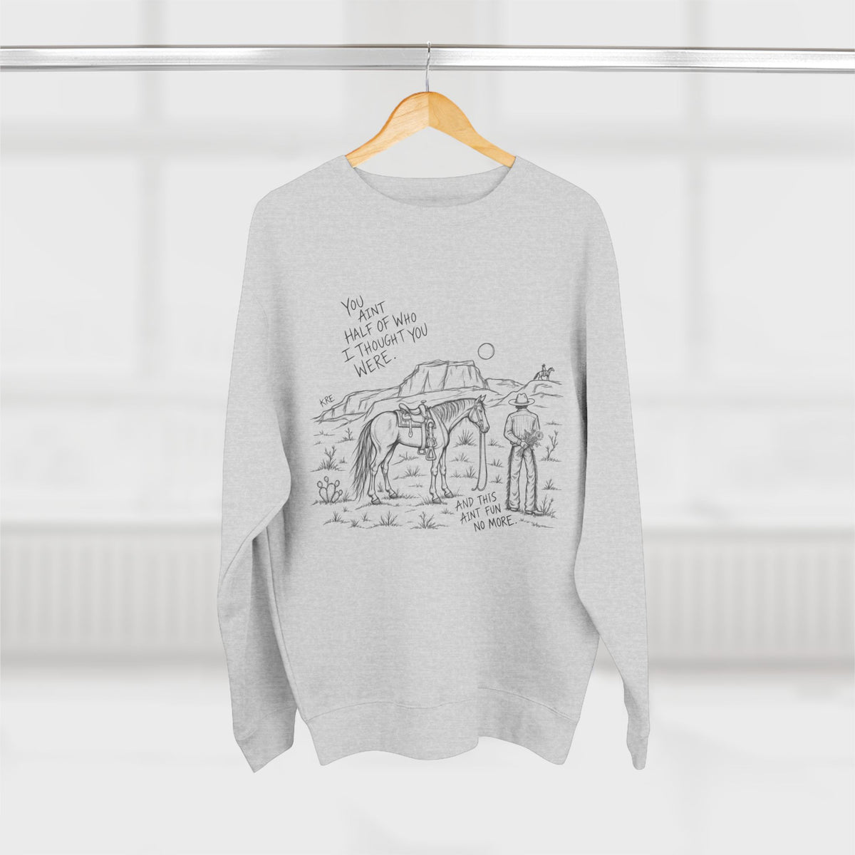 What I thought you were crewneck
