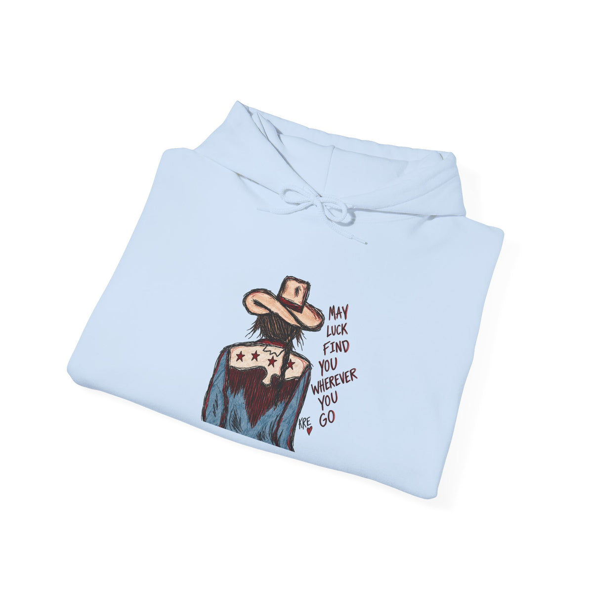 May luck find
You cowgirl hoodie