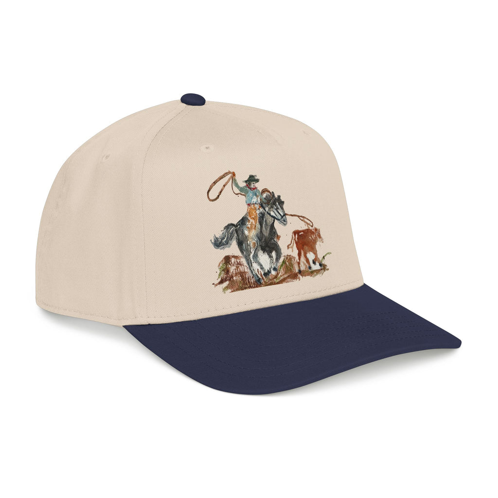 Roper watercolor baseball cap by Paula Emry-burtt