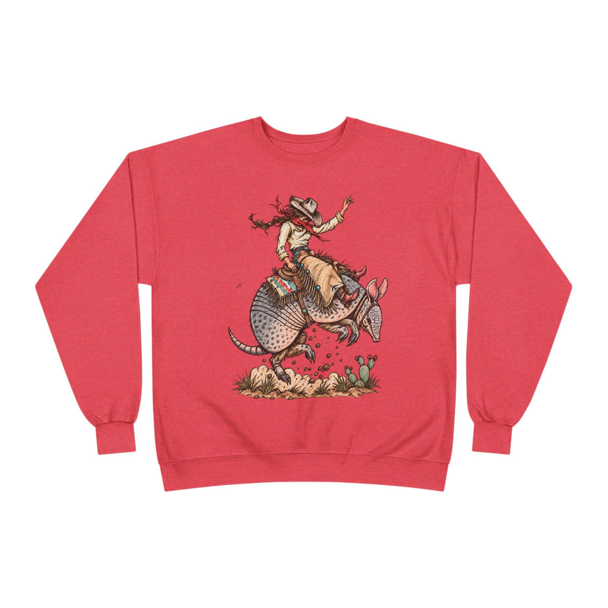 Buckin dillo crewneck