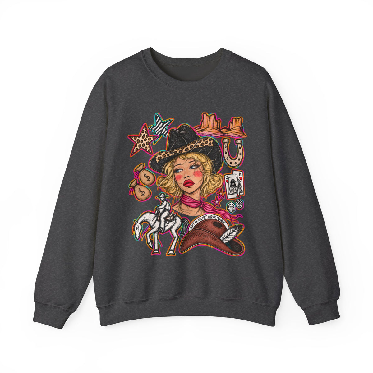 Neon rodeo sweatshirt