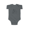 Hand drawn horse Infant Fine Jersey Bodysuit