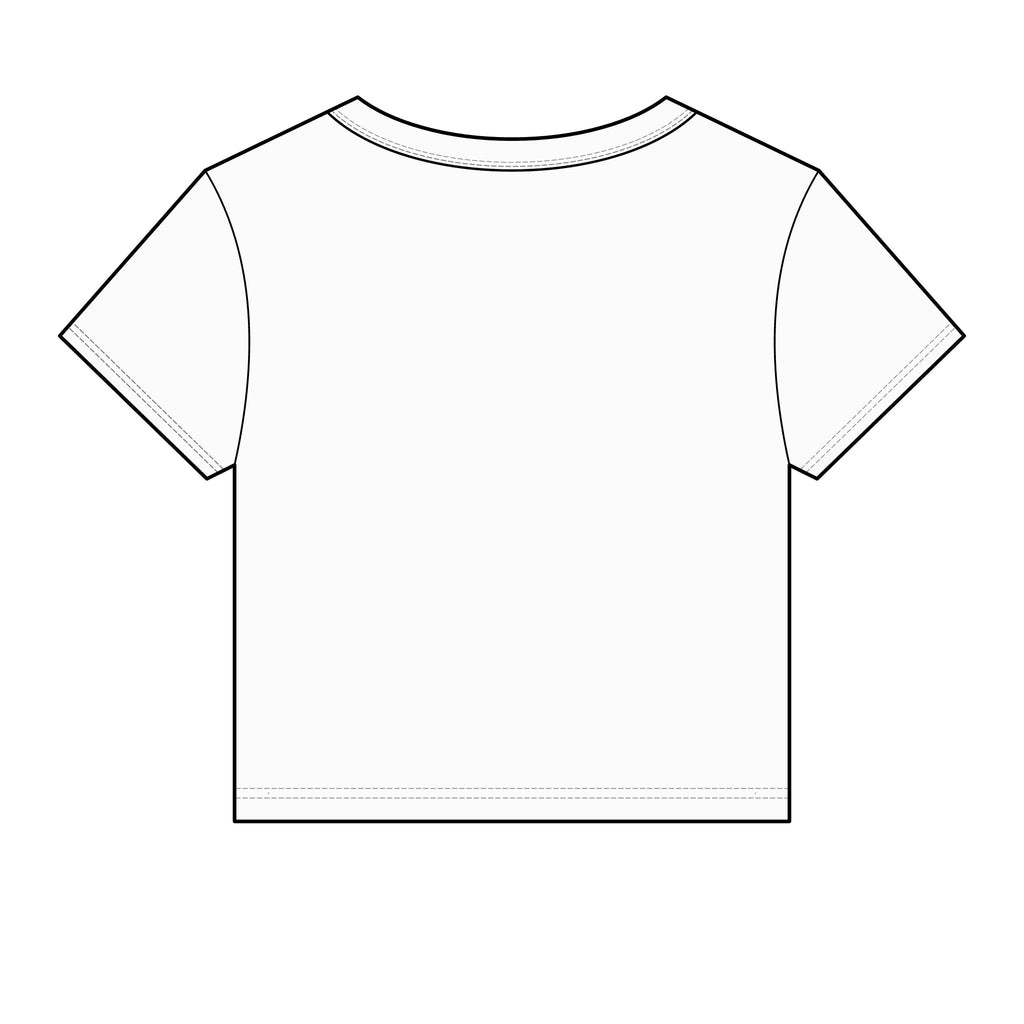 Buckin dillo micro rib baby tee