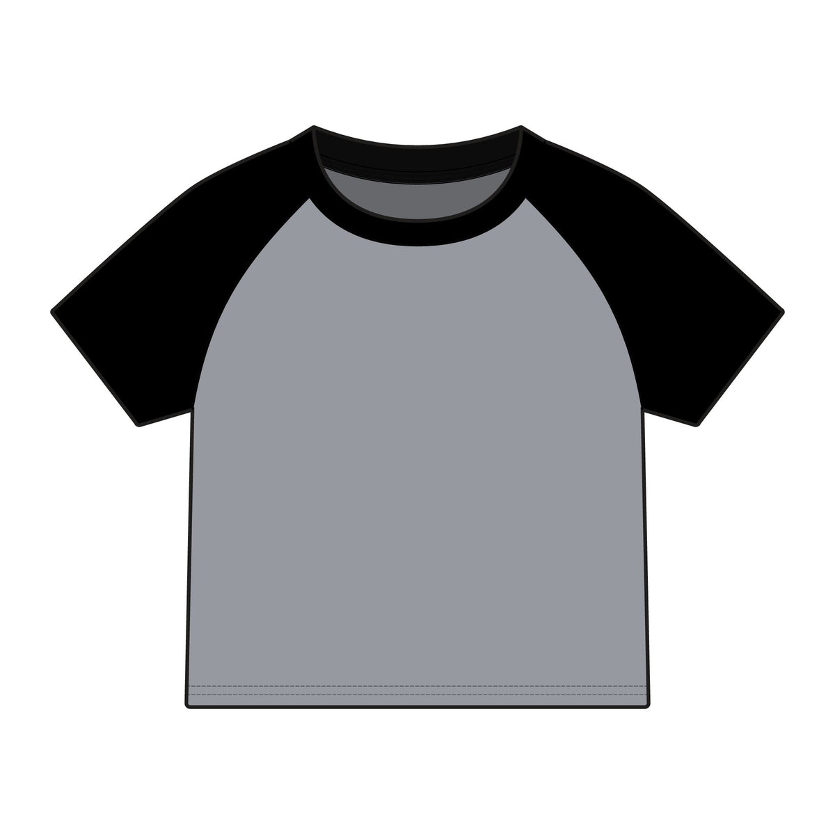 Cowboy in style raglan baby tee