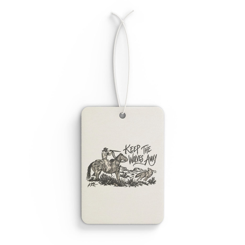 Keep the wolves away air freshener