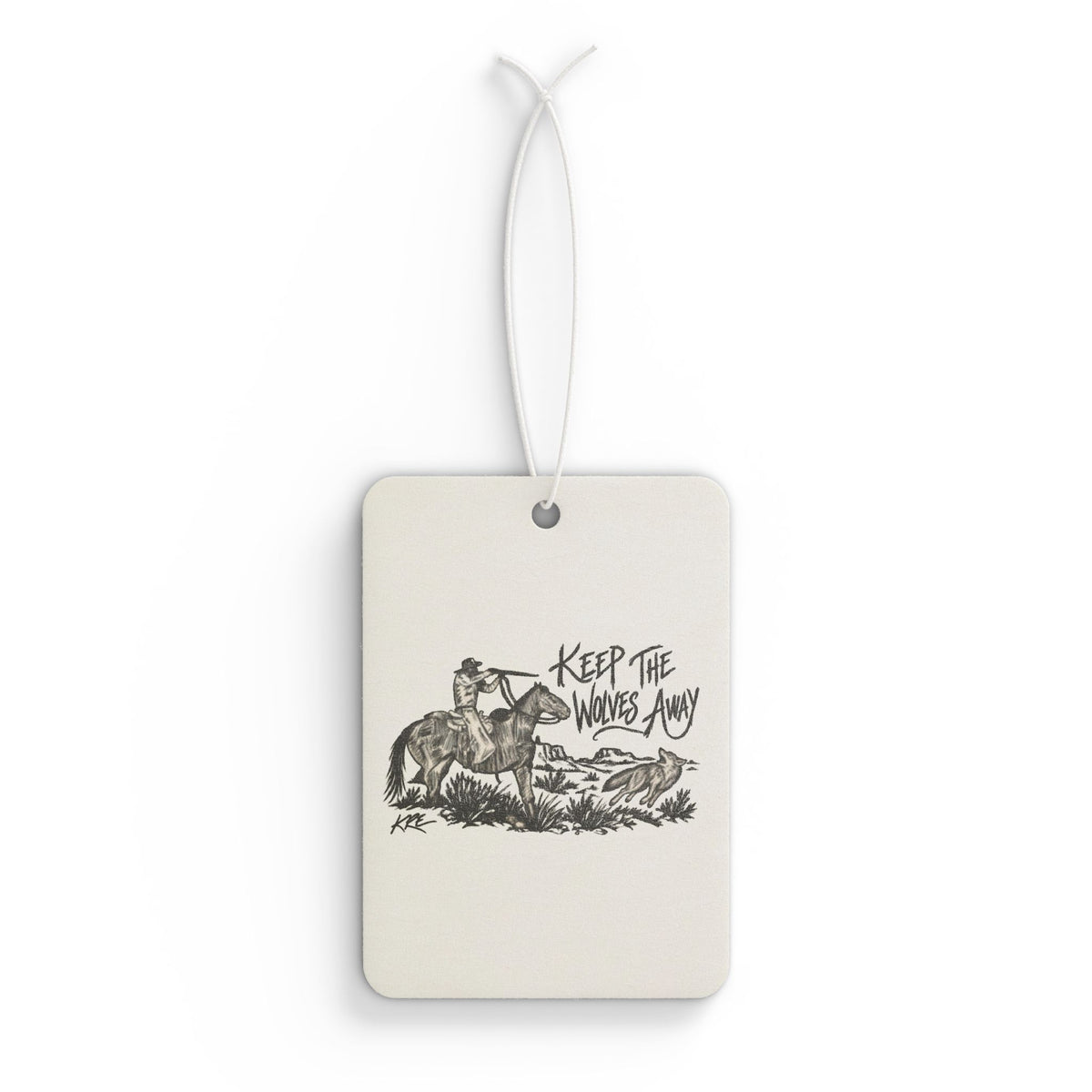 Keep the wolves away air freshener