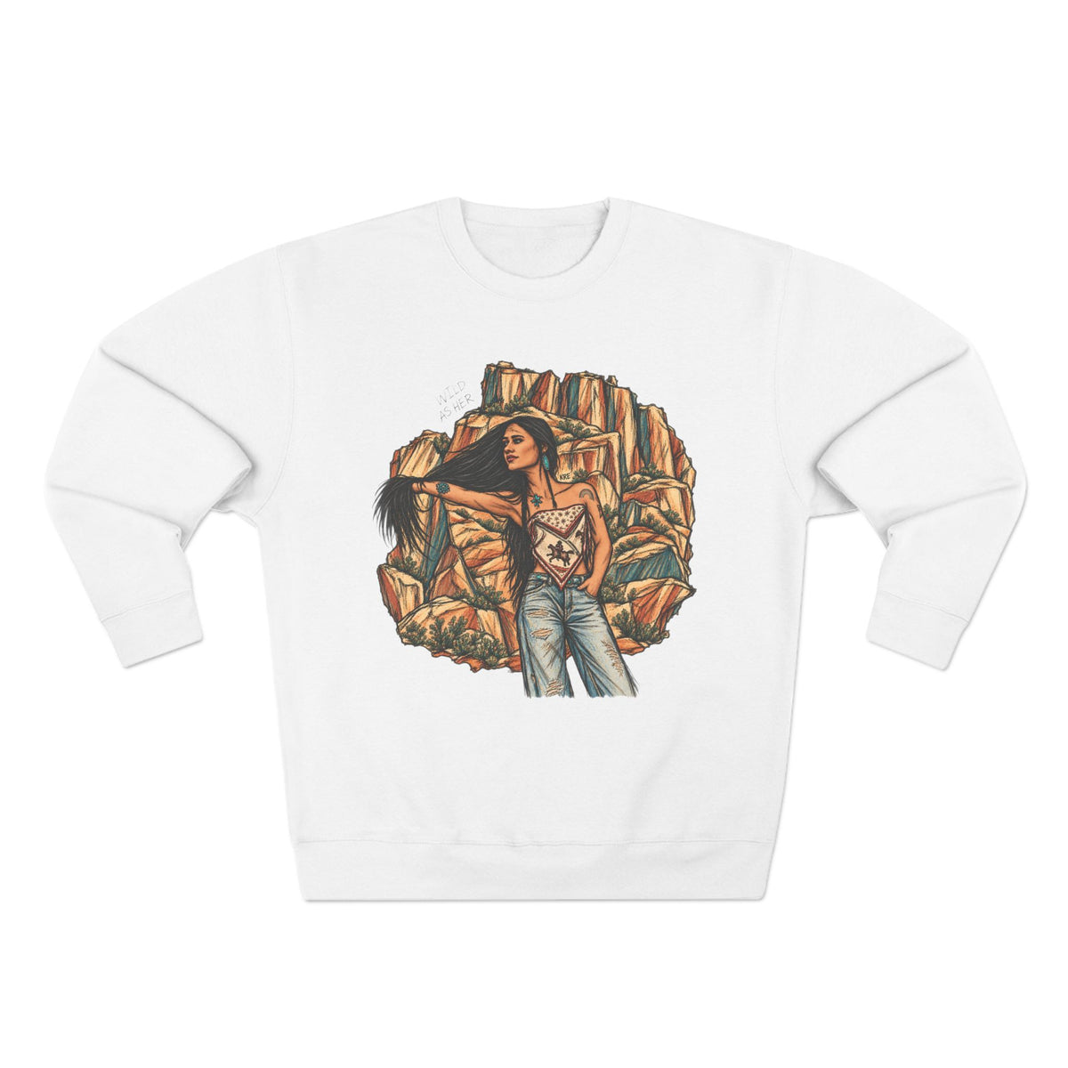 Wild as the badlands crewneck