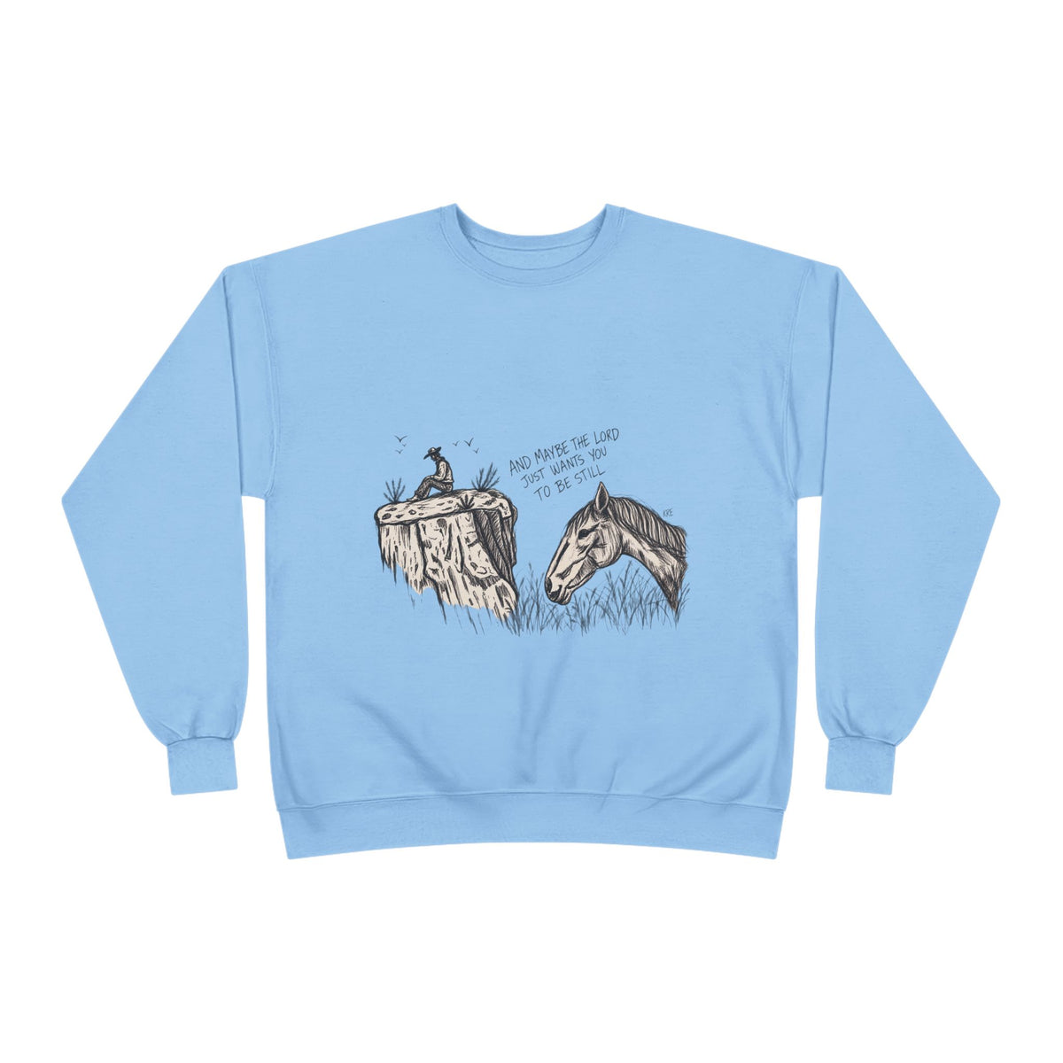 In the stillness crewneck