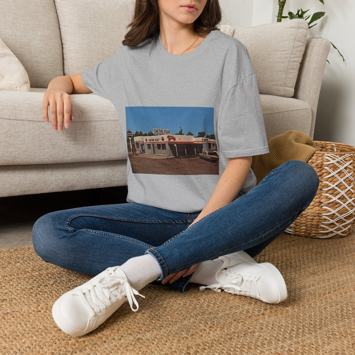 Vintage cactus flat  T-Shirt