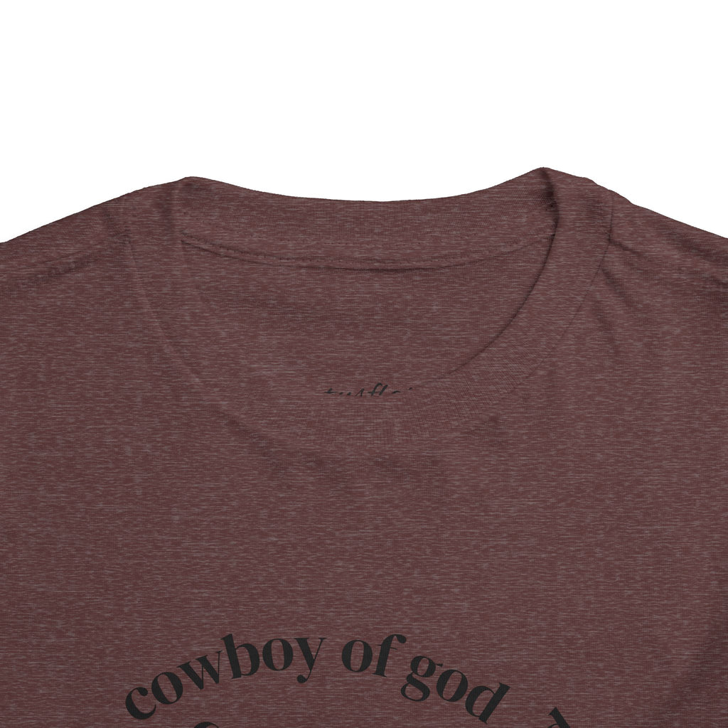 Cowboy of god Toddler Short Sleeve Tee