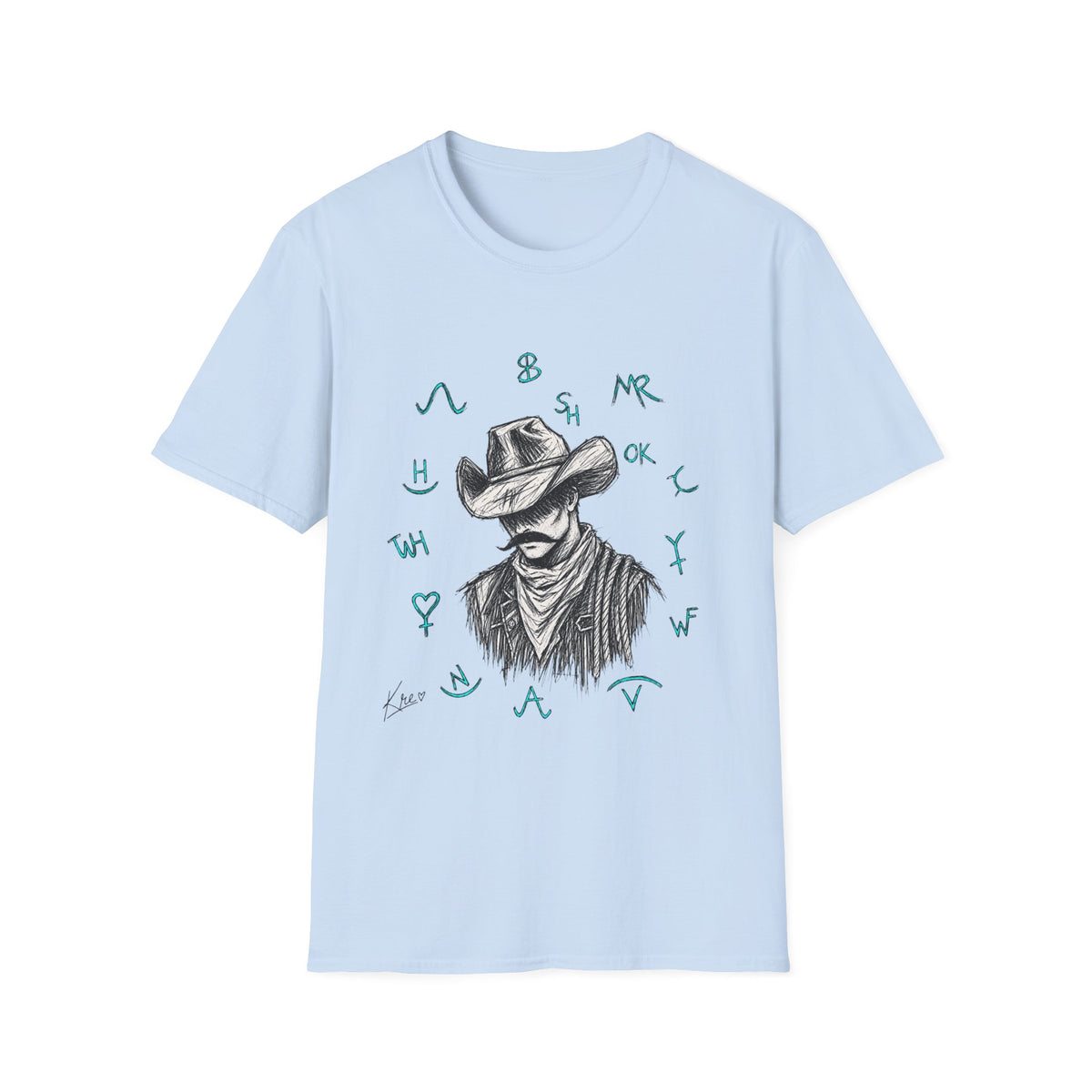 Branded cowboy T-shirt