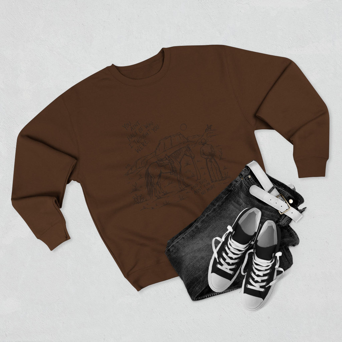 What I thought you were crewneck