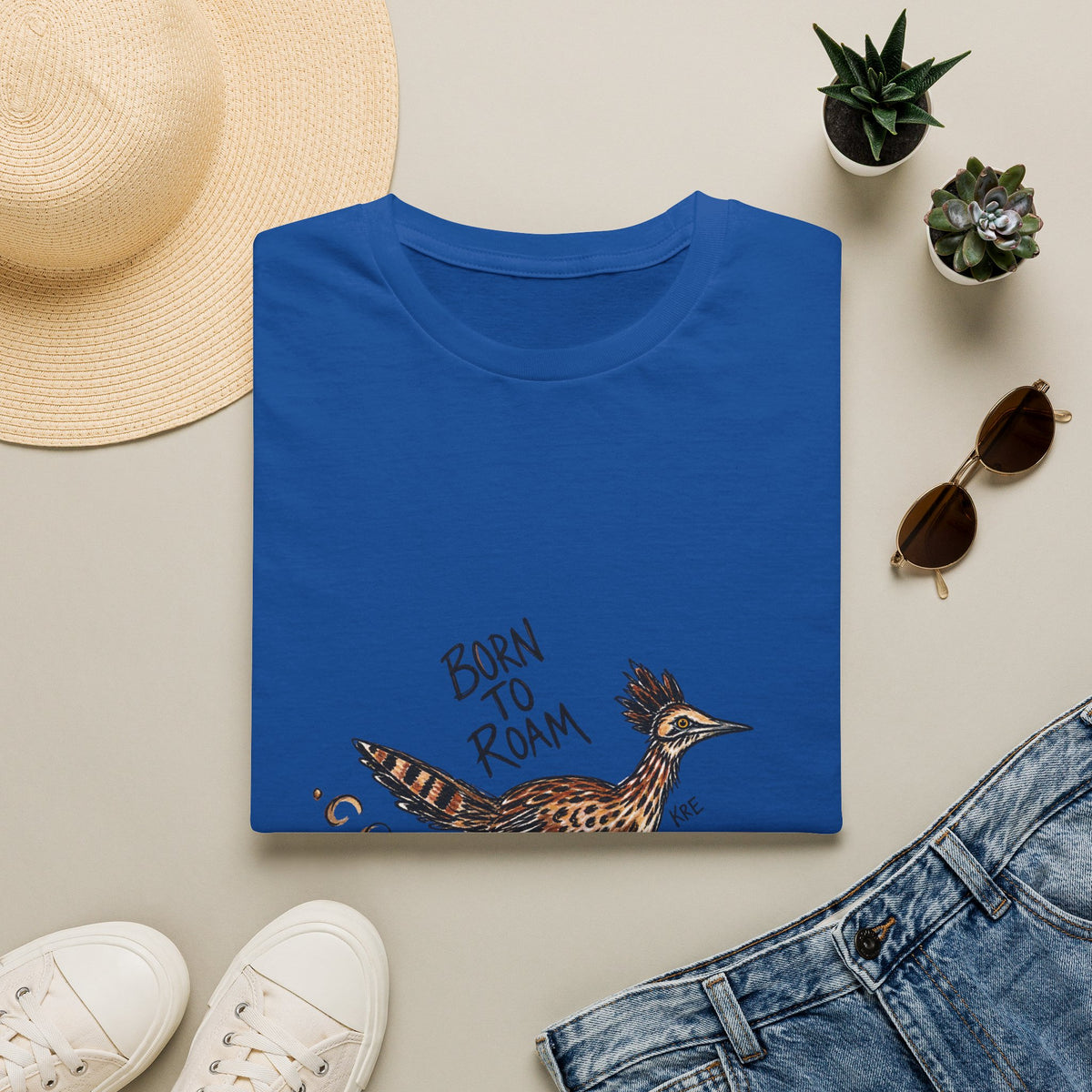 Born to roam roderunner T-shirt with color