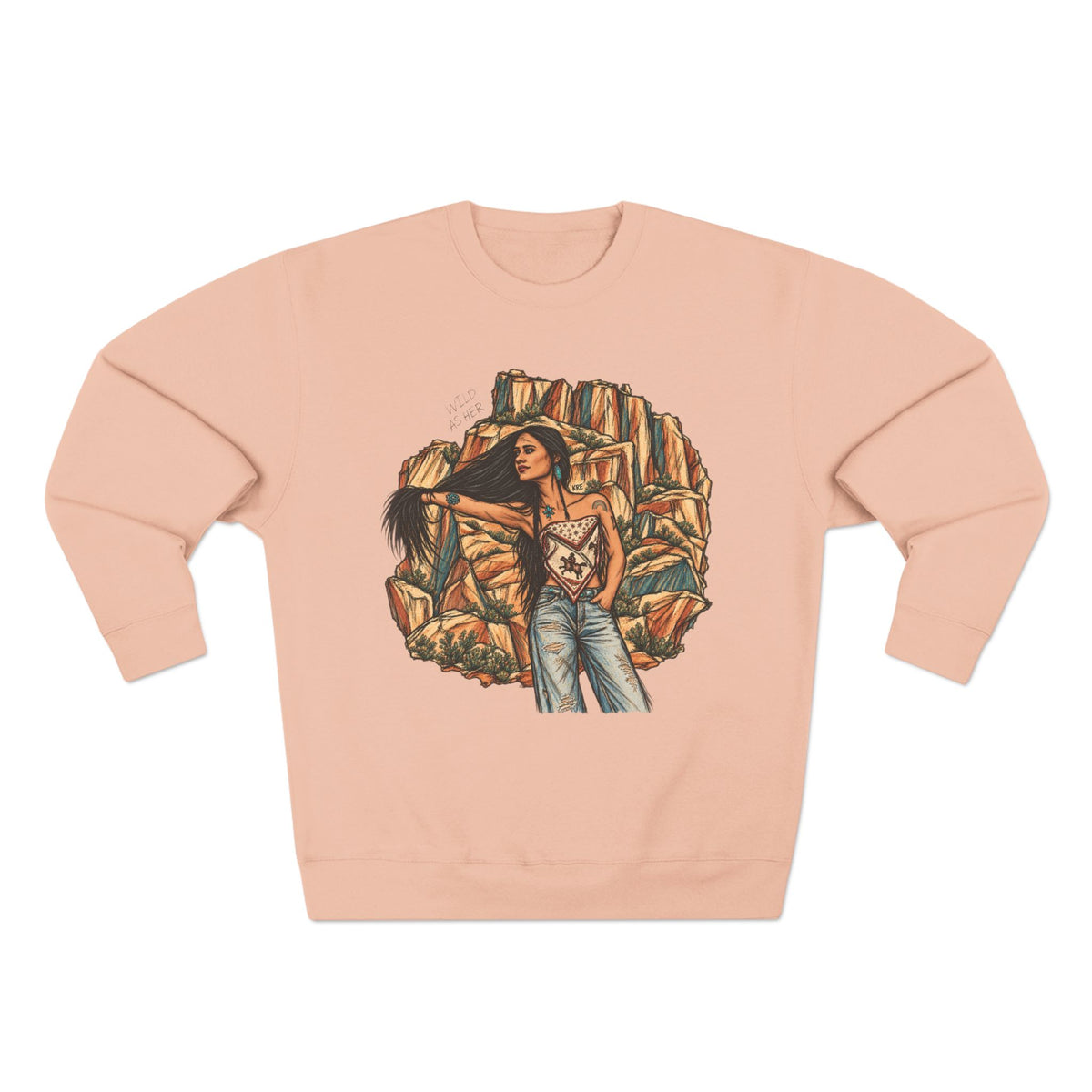 Wild as the badlands crewneck