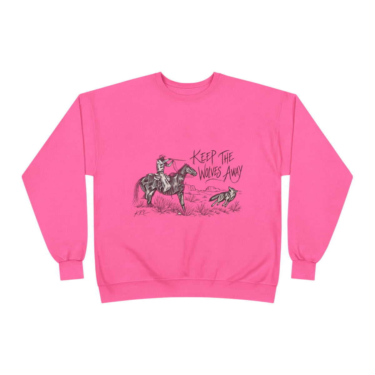 Keep the wolves away crewneck