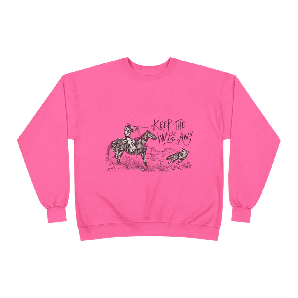 Keep the wolves away crewneck
