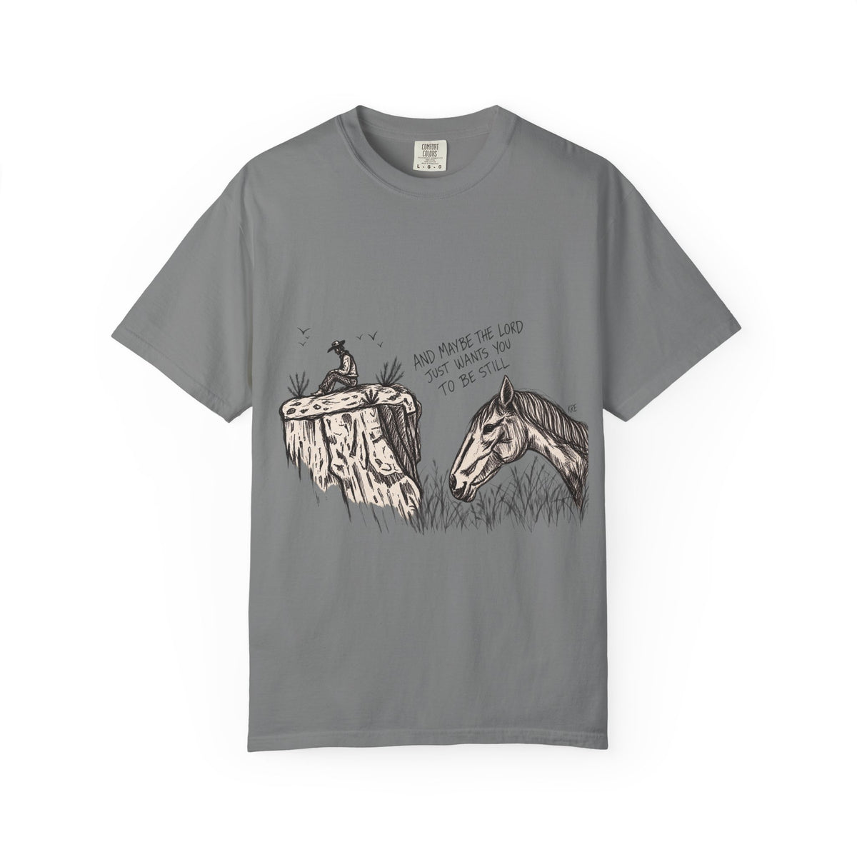 In the stillness T-shirt comfort colors