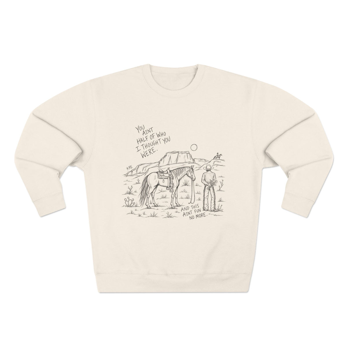 What I thought you were crewneck