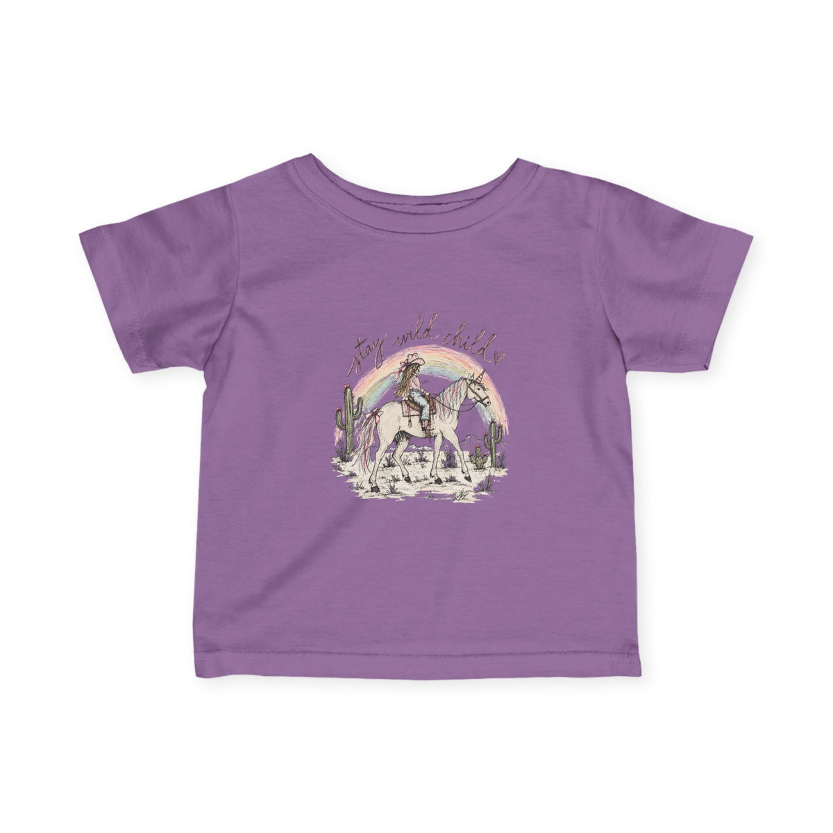stay wild child infant tee