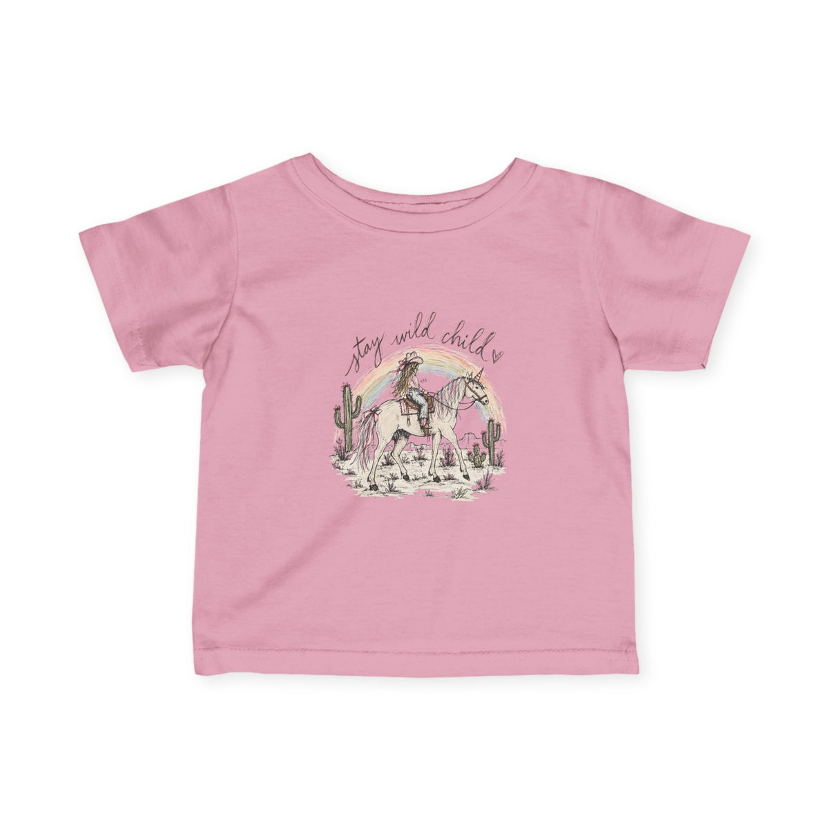 stay wild child infant tee