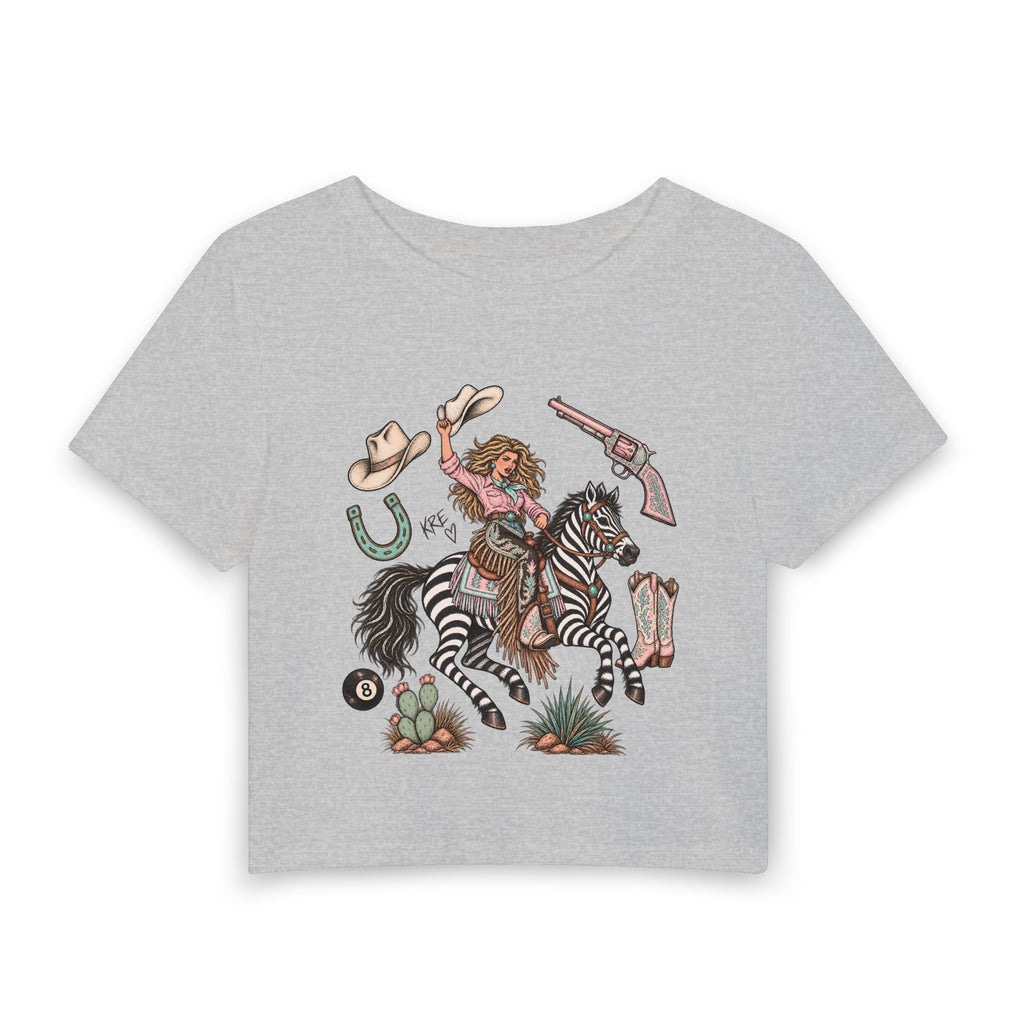 Zebra girl baby tee