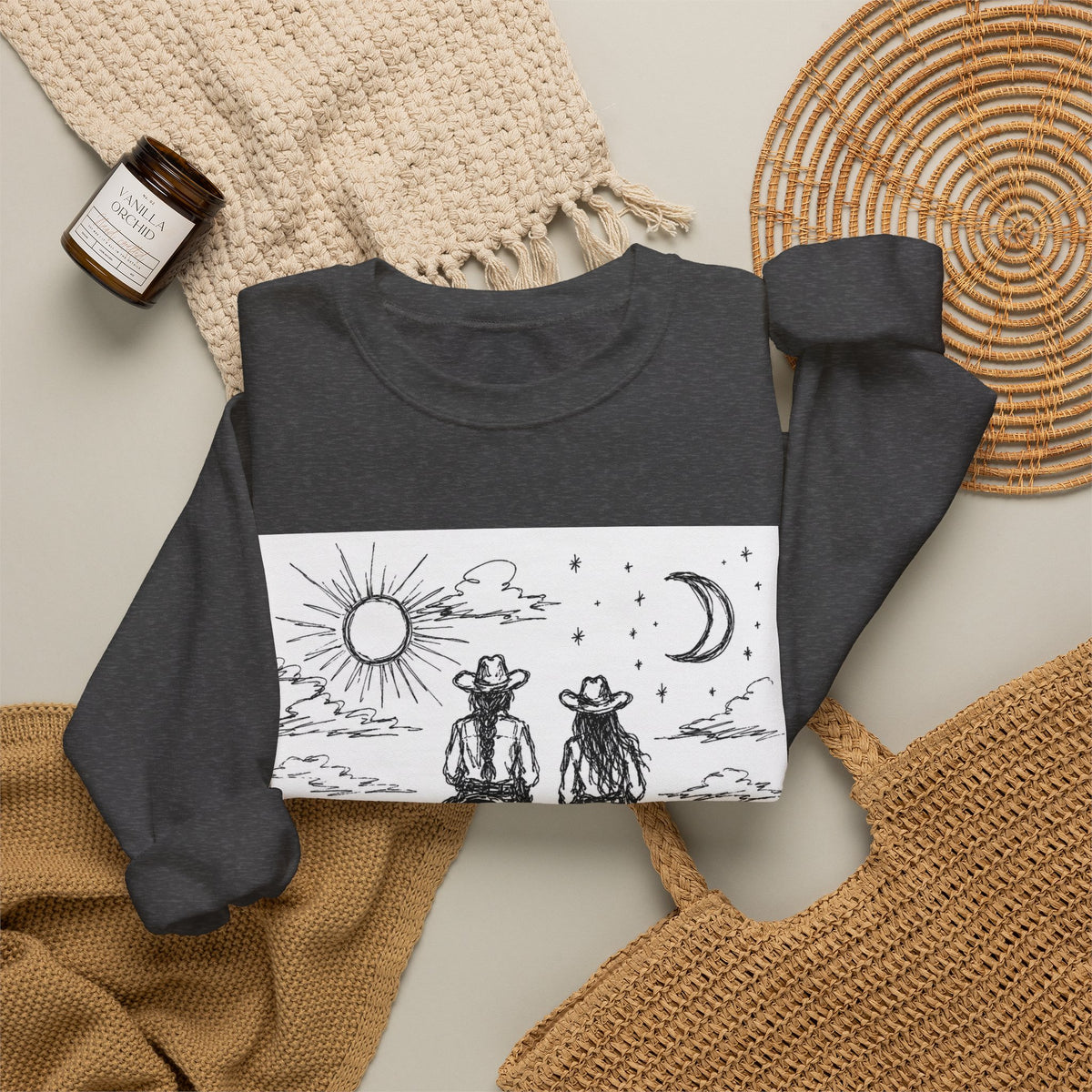 Night riders Unisex Heavy Blend™ Crewneck Sweatshirt