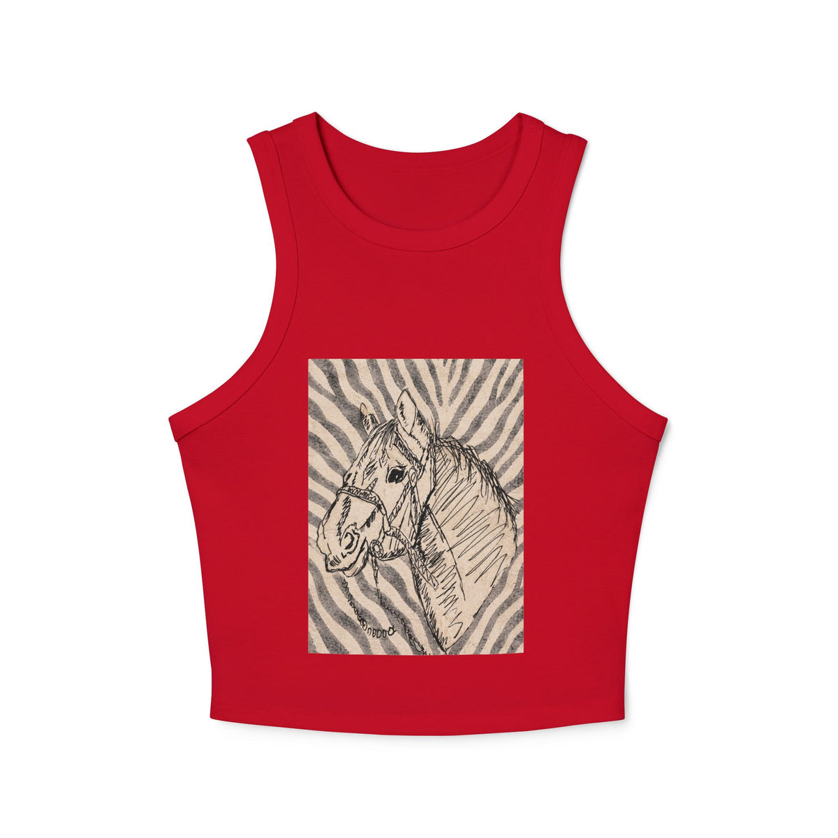Zebra ribbed tank