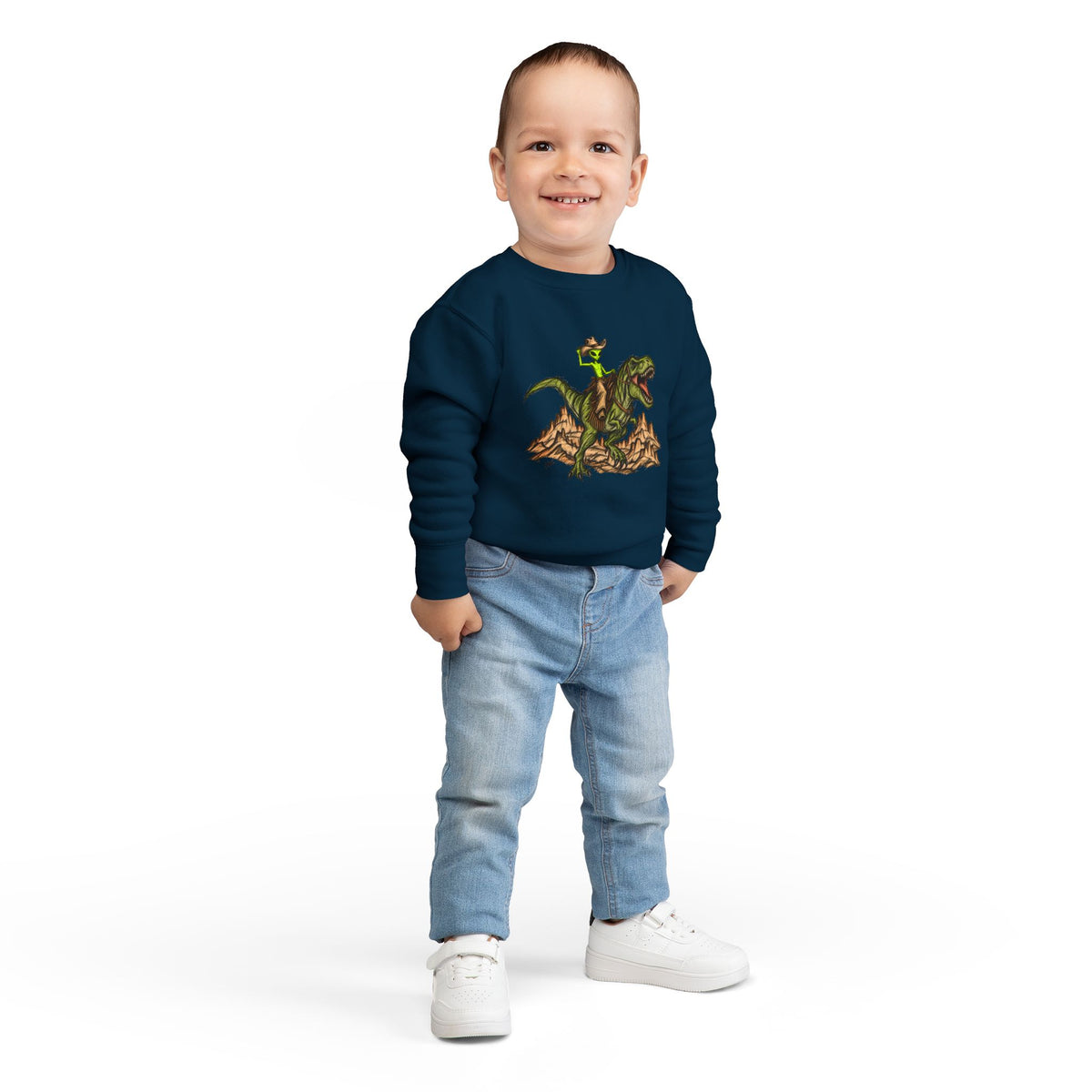 Alien outlaw toddler crewneck