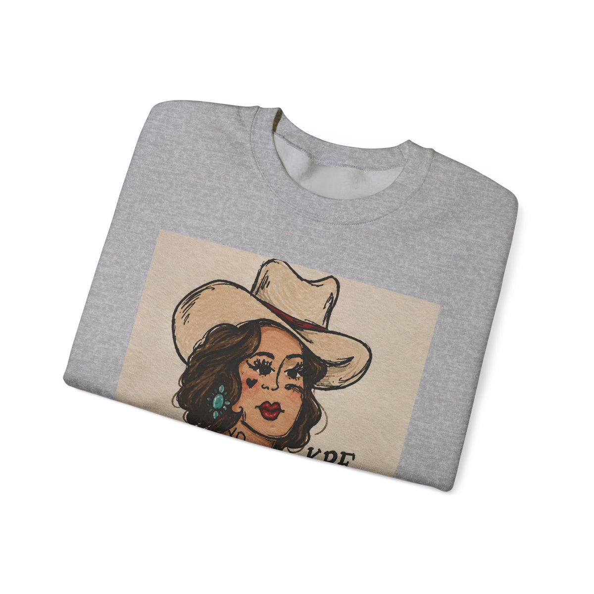Rodeo rose crewneck