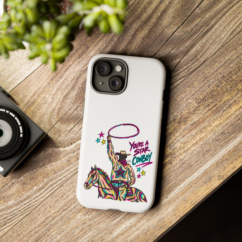 Star cowboy phone case