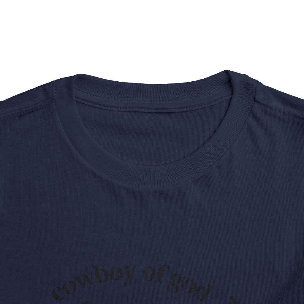 Cowboy of god Toddler Short Sleeve Tee