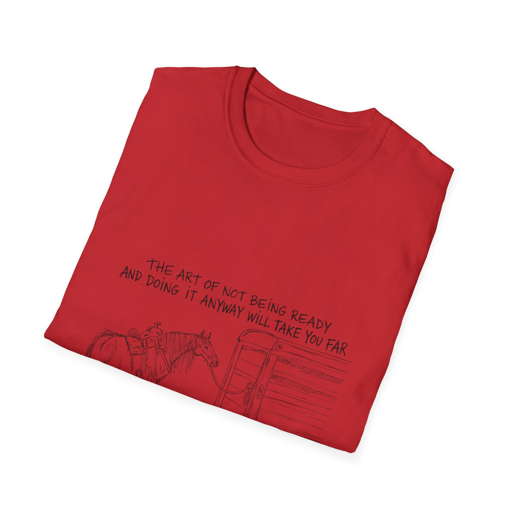The art of a cowboy tshirt