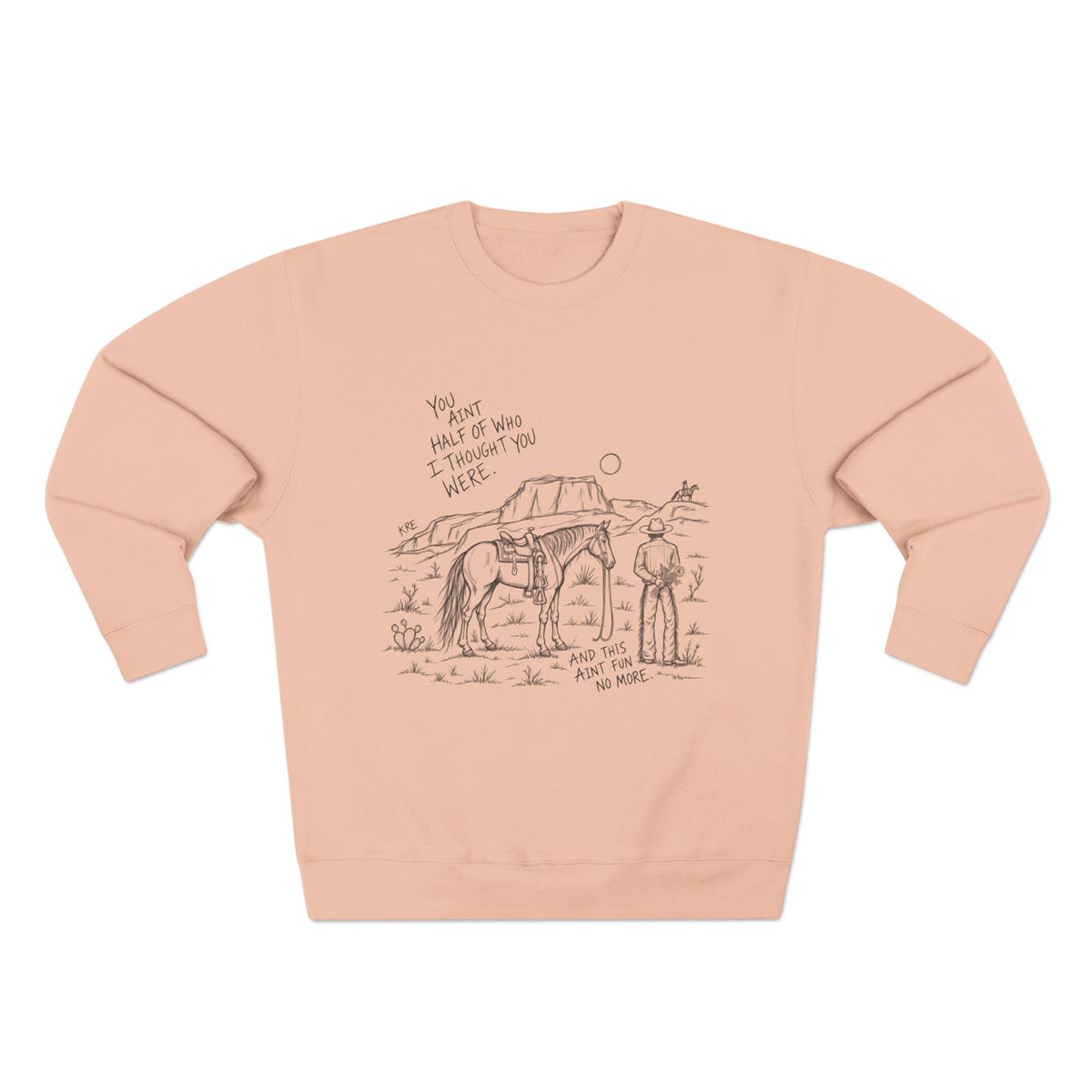 What I thought you were crewneck