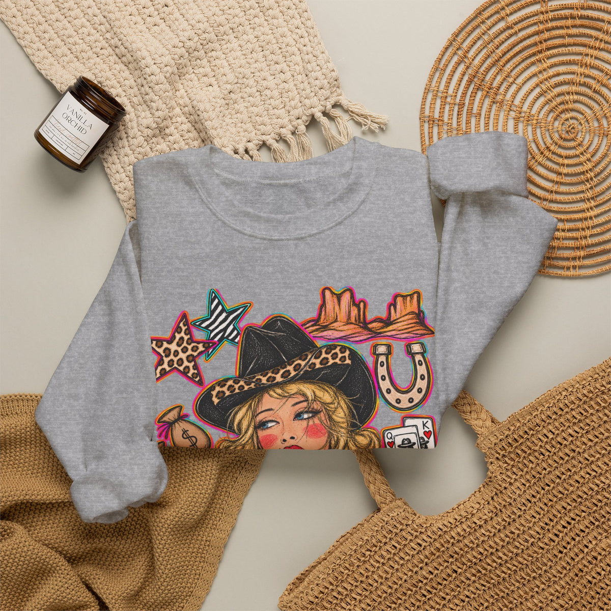 Neon rodeo sweatshirt
