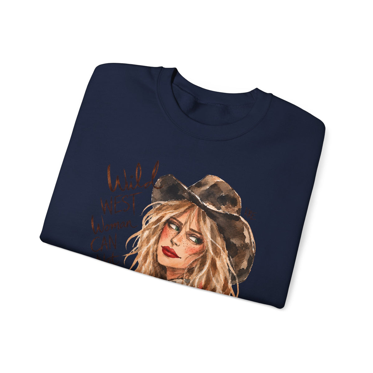 Wild West woman can not be tamed crewneck