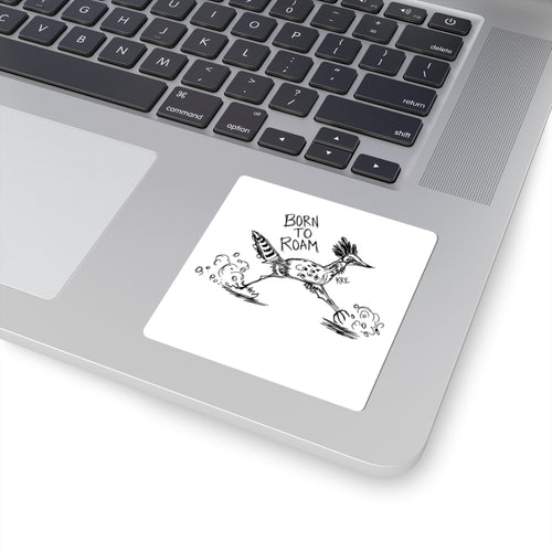 Born to roam roadrunner sticker