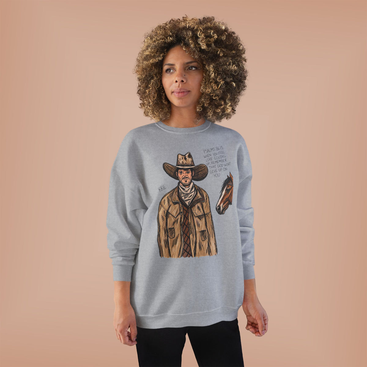 Psalms 86:15 crewneck