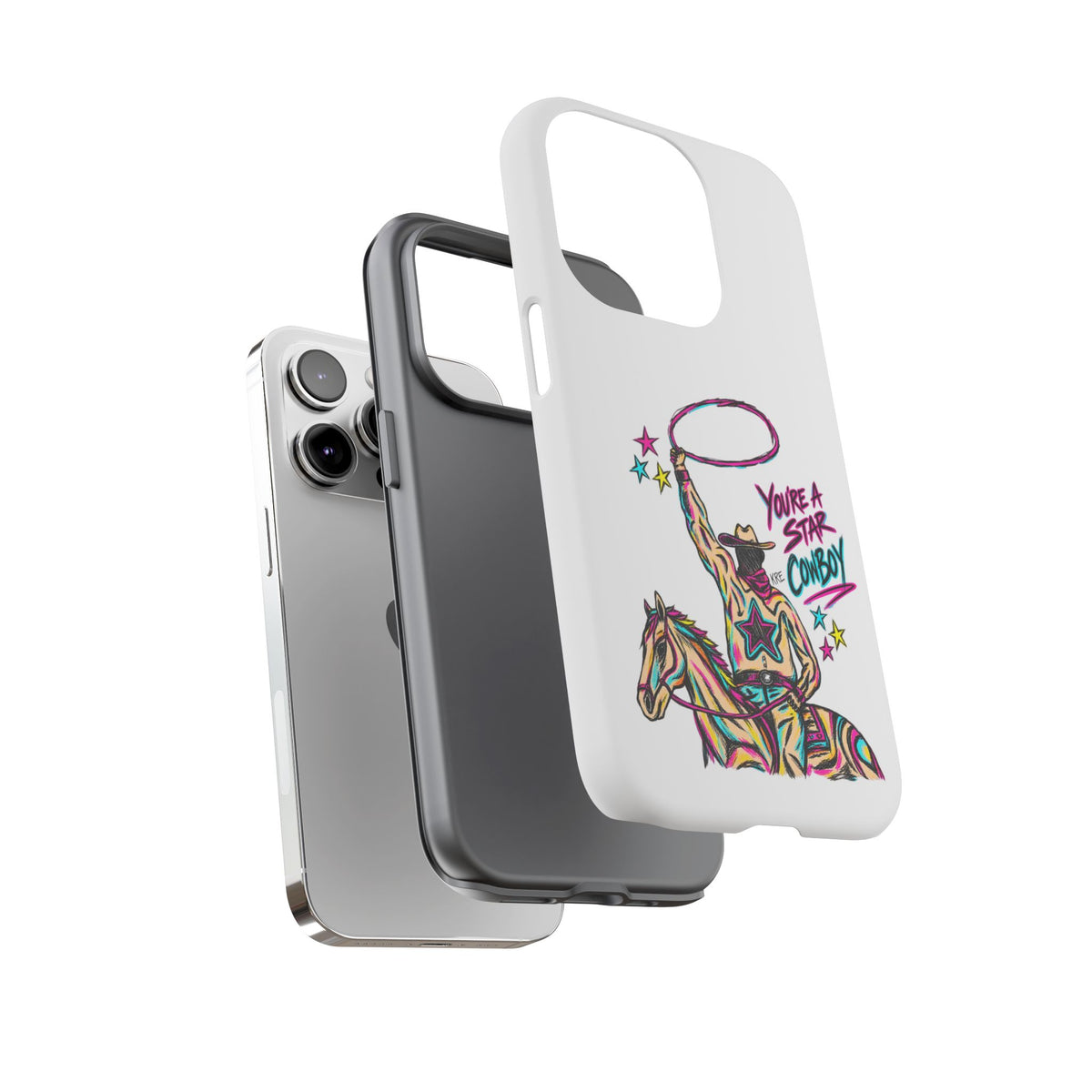 Star cowboy phone case