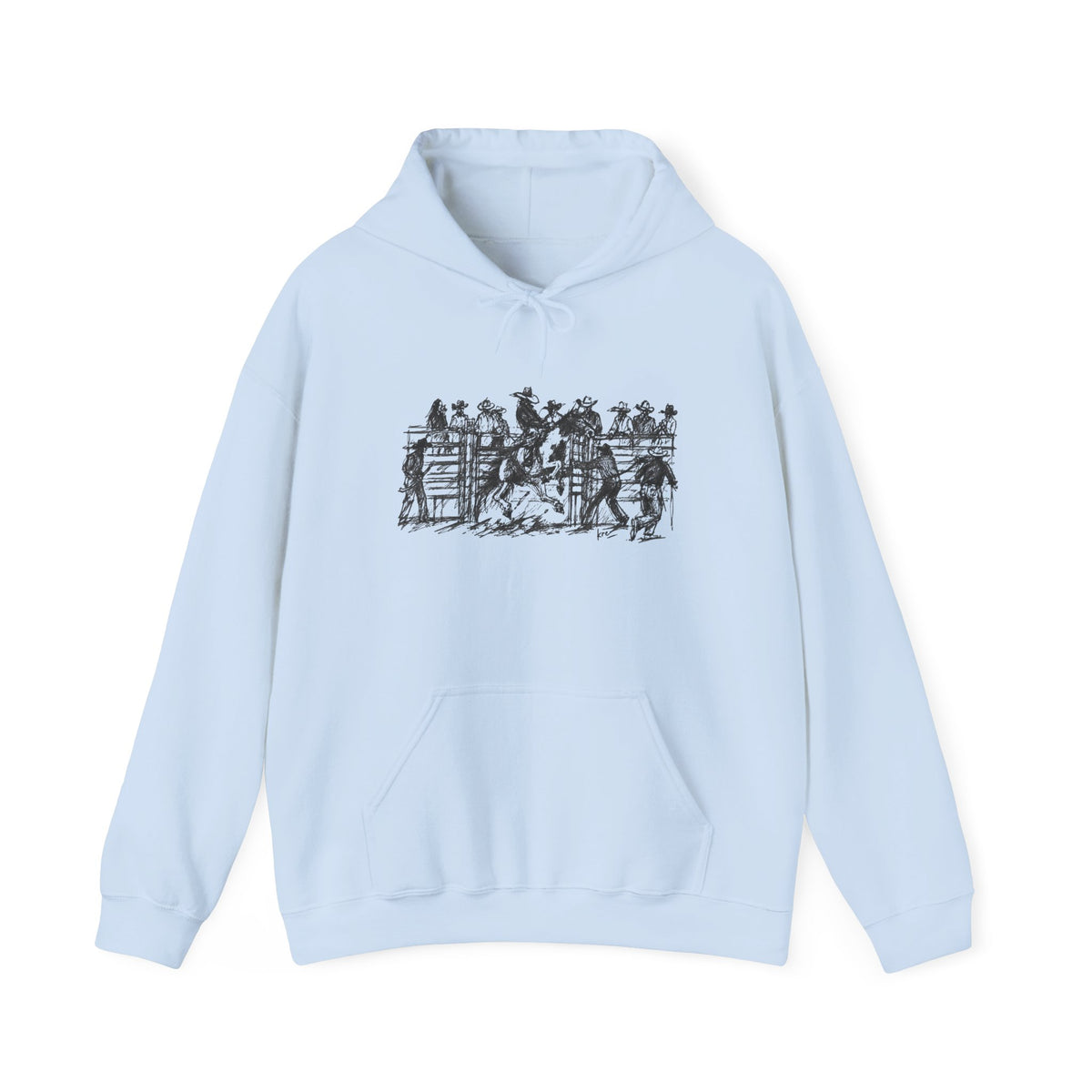 Bronc rider hoodie