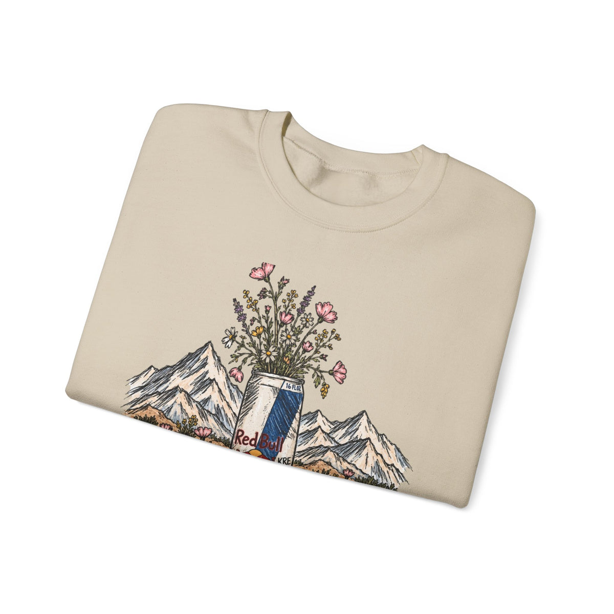 Wild flowers and wild drinks crewneck