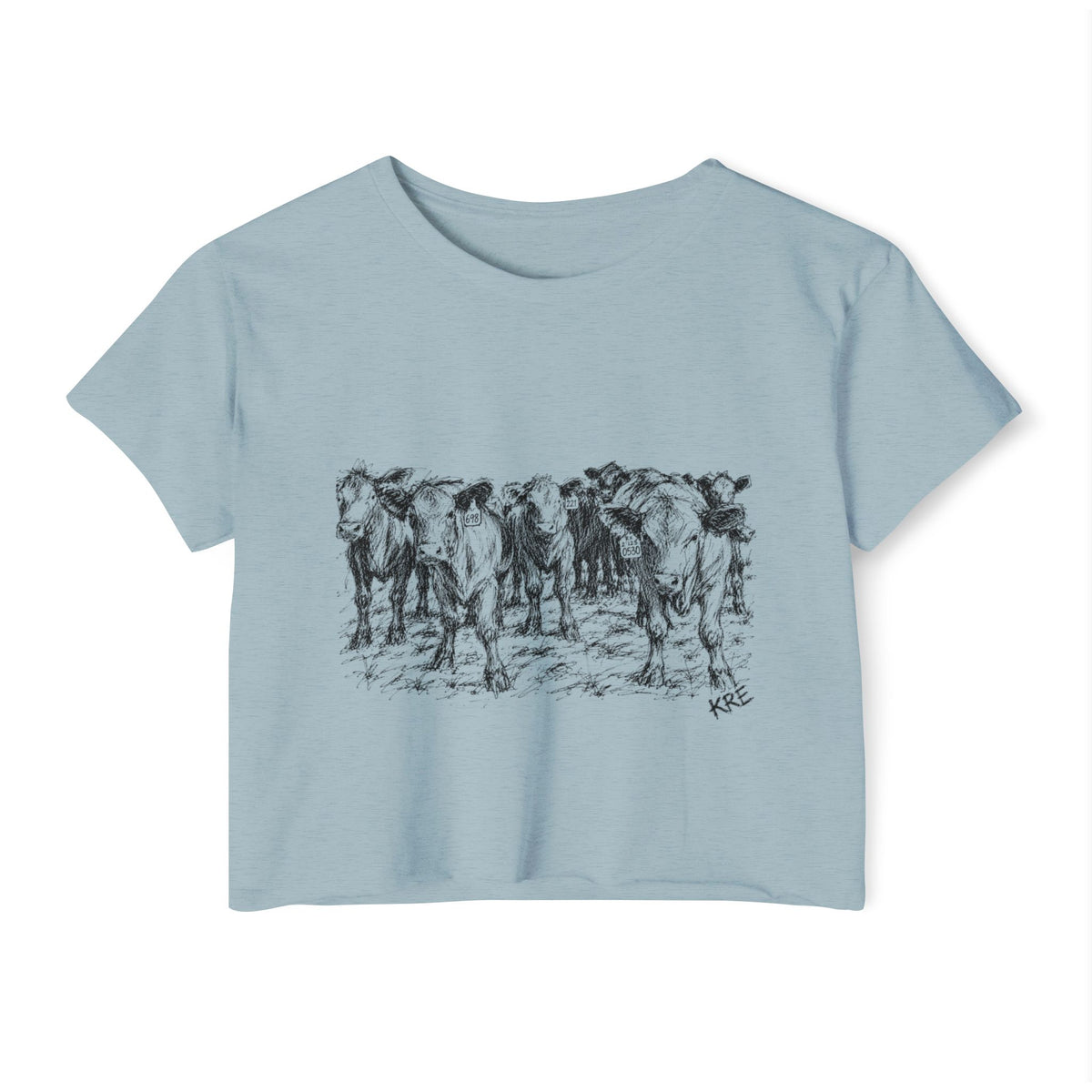 Among the herd crop top