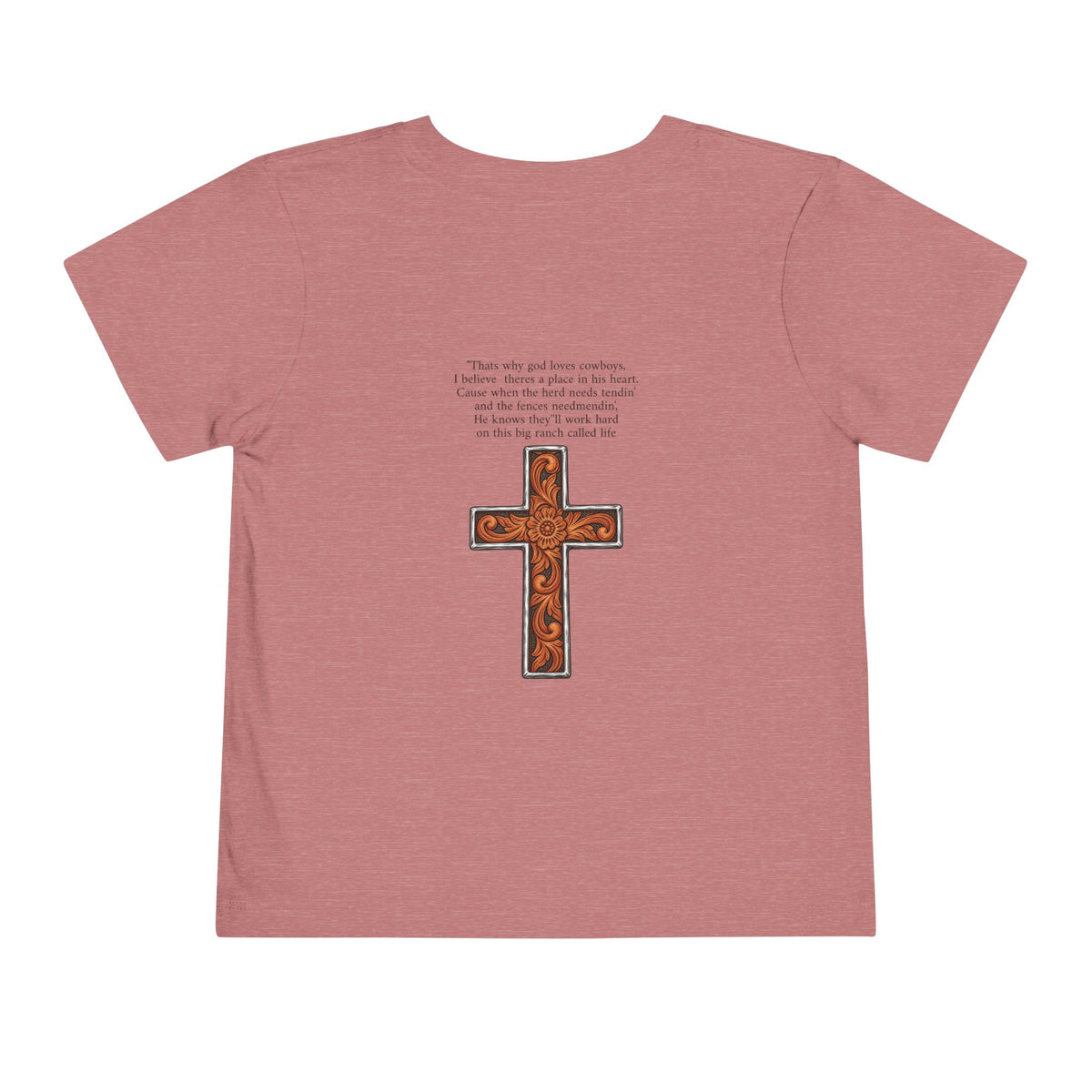 Cowboy of god Toddler Short Sleeve Tee