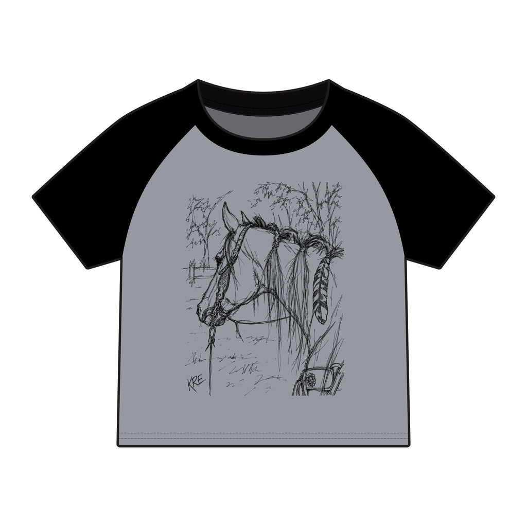 Gypsy soul raglan baby tee