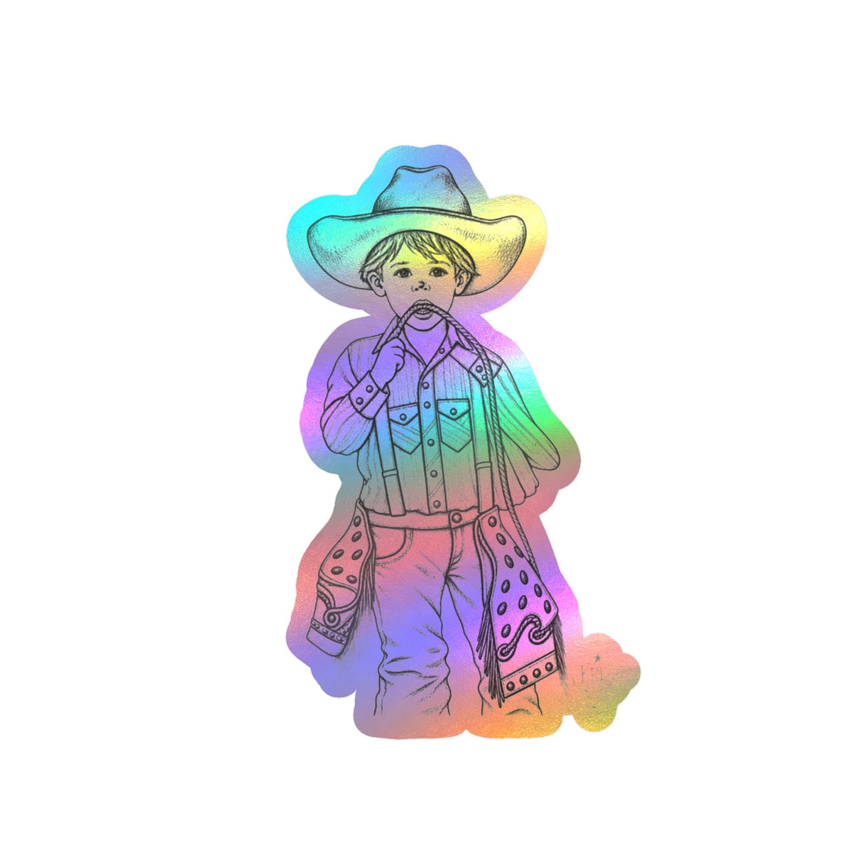 Cowboy Stockton sticker