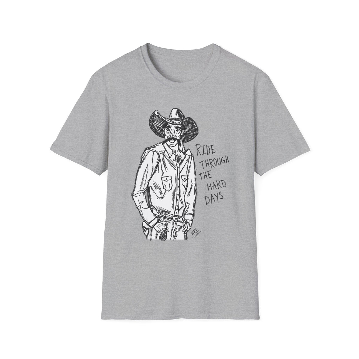 Ride through the hard days suicide prevention T-shirt