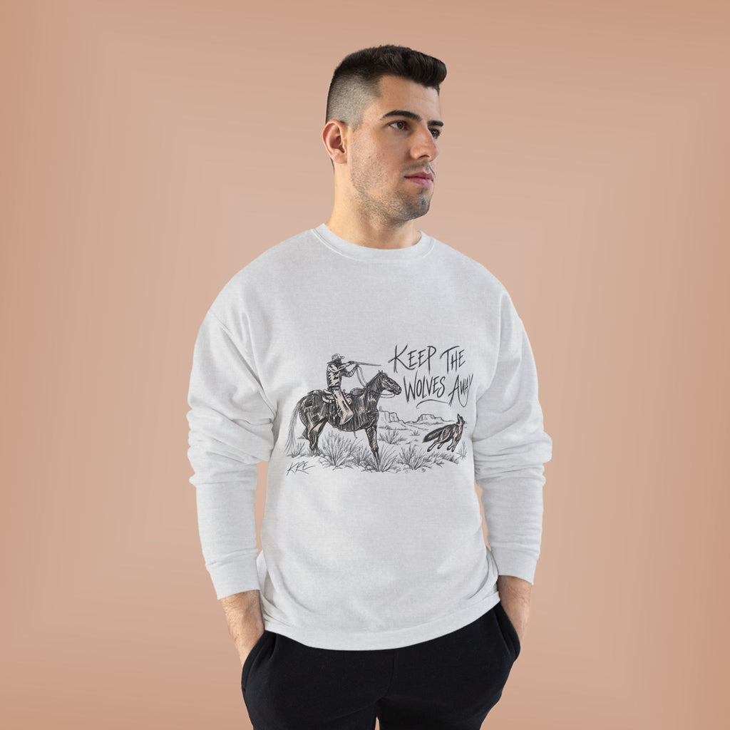 Keep the wolves away crewneck